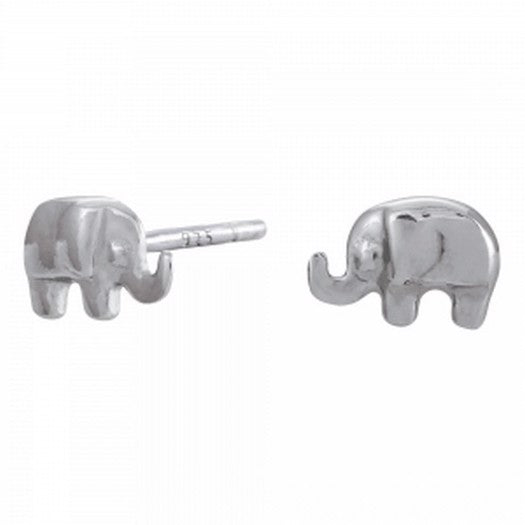 NOA Kids elefant ørestikker fra Nordahl Andersen i rhodineret sølv, 5 mm.